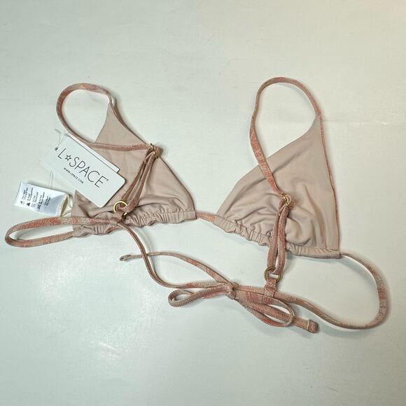 L*Space Brittany Triangle Bikini Top - All Swirled Up NWT Size Medium - Picture 5 of 7